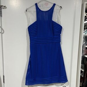 Lilly Pulitzer Royal Blue Mesh Dress